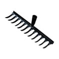 thumbnail image 1 of LOVIVER Garden Rake Head Hand Weeder for Leveling Lawn Loosening Soil Gathering Leaf 12 Tines, 1 of 8