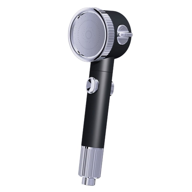 Pressurized Shower Head Handheld with Filter, 3-Spray Mode Massage, Universal Connector for Low Water Pressure Bathrooms