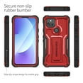 thumbnail image 4 of ExoGuard For Google Pixel 5 Case, Phone Case with Screen Protector and Kickstand (Red), 4 of 7