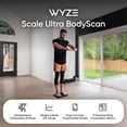 thumbnail image 3 of Wyze Scale Ultra BodyScan Smart Scale with Handle – Wi-Fi & Bluetooth Body Composition Scale for Weight, BMI, Body Fat, Muscle Mass, and Segmental Measurement, Black, 3 of 10