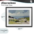 thumbnail image 4 of Stupell Industries Coastal Coastal Green Breeze Black Framed Print Under Glass, 20 x 14, by Elara Yasna, 4 of 8