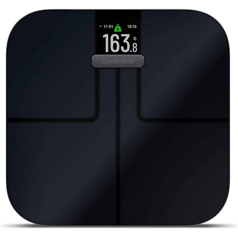 Garmin Index S2 Smart Scale with Wireless Connectivity-Black With  Accessories Bundle 