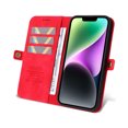 thumbnail image 5 of Dteck for Samsung Galaxy S22 Ultra Wallet Case with RFID Blocking Credit Card Holder, Flip Folio Book PU Leather Phone Shockproof Cover Women Men, Red, 5 of 5