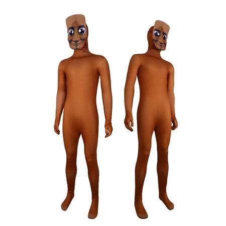 Halloween costume Tung Tung Sahur Shan Hai Jing cosplay costume jumpsuit unisex Universal Tung Sahur costume tight fitting jumpsuit Halloween Tung Sahur costume jumpsuit