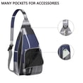 thumbnail image 3 of Modern Art Sling Backpack - Museum-Worthy Print Crossbody Bag, Fashion Forward Design, 3 of 4