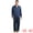 Navy Blue, variant on DARING DIVA Men's 2-Piece Homewear Button Down Long Sleeve Shirt 2XL Dark Green