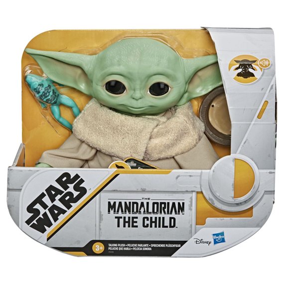 Star Wars The Child Talking Plush Toy with Character Sounds and Accessories, The Mandalorian Toy