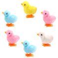 thumbnail image 3 of KAKOWELY Jouets à Remonter 6 Pcs Jouets en Peluche à Remonter Poulets à Remonter Jouets de Saut Poulets 3.15"X3.15"X2.36 Pouces, 3 of 4