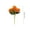 Orange, variant on COM1950s Faux Chrysanthemum Bouquet, Artificial Bush Bundle with Plastic Stems, Realistic Fake Flowers for Wedding Bridal Home Farmhouse Decor
