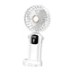 thumbnail image 4 of Ventilador portátil recargable, ligero, plegable a 90 grados, recargable por USB, ventilador de mano, ventilador personal para viajes en interiores. Blanco, 4 of 9