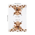 thumbnail image 3 of ddioayh Farmhouse Style Absorbent Kitchen Towel with Upland Cow Floral Design for Dish Drying Hand Towel Bathroom Decorative Towel Housewarming Gift Multiple Styles, 3 of 6
