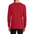 thumbnail image 2 of Hanes Men's and Big Men's ComfortSoft Long Sleeve Tee, Up to Size 3XL, 2 of 5
