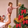 thumbnail image 4 of Lazos de Navidad decorativos para el hogar, guirnalda de árbol de Navidad, suministros de pared y ventana, 12 unidades, 4 of 4