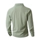 thumbnail image 5 of pstuiky camisas de manga larga para hombre, Camisa de lino con bolsillo y solapa con botones y manga larga de color liso para hombre tops de invierno para hombre s, 5 of 8