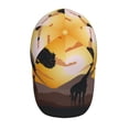 thumbnail image 2 of Kdxio Unisex Giraffes Of The African Savannah Pattern Baseball Cap Unisex Washed Classic Adjustable Hat, 2 of 5
