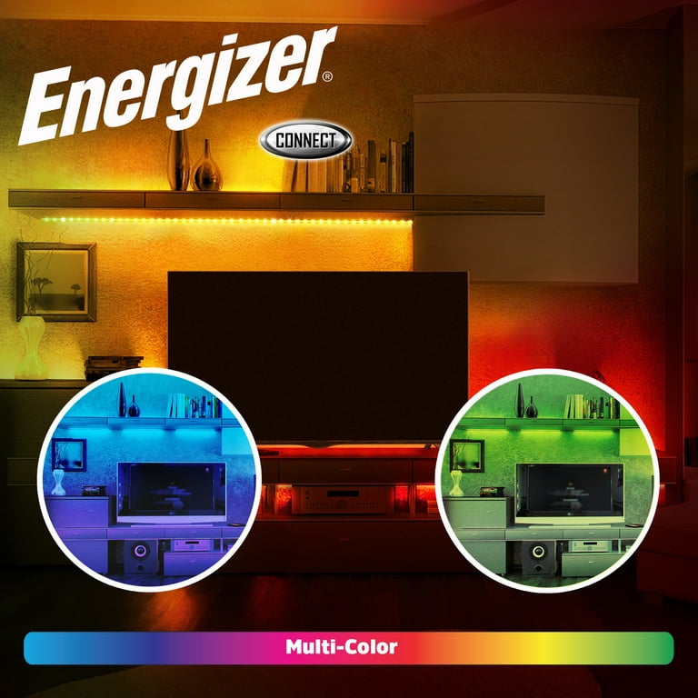 Strip, Light Lighting, Wifi Multi-White Control Smart LED Energizer and Multi-Color Voice Modern 6.5ft Indoor