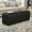Black, variant on Ottoman with Storage 38 inches, Furniture End of Bed Storage Benches, Long Ottomans Bench with hinged lid, Bench seat Trunk for Foot Rest in Bedroom, Living Room (Black)