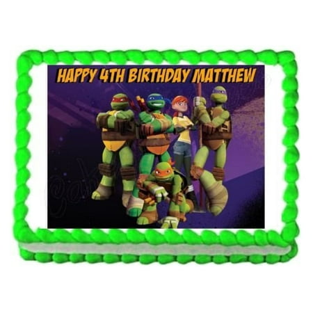 TMNT Teenage Mutant Ninja  Turtles  party  edible cake sheet 