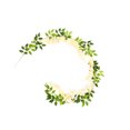 thumbnail image 2 of Bearachild Guirnalda de flores artificiales para puerta, calcomanía de falsa, accesorios para el hogar, mano de obra fina, tamaño compacto, boda Decoración Champán 1.8 m Bearachild HA084372-05, 2 of 6