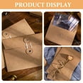 thumbnail image 3 of Miangastore 20pcs Vintage Kraft Paper Envelopes With String Closure For Office Organization Document Storage Greeting Cards Kraft Paper Envelope Storage Bag, 3 of 9