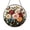 Acrylic 3.5 Inch, variant on Celestial Solar System Stained Glass Suncatcher, Round Window Hanging with Orbiting Planet Art