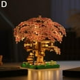 thumbnail image 4 of Creative Pink & Purple Sakura Building Blocks Set - 3D Tree Model & Atmosphere Light - Educational & Decorative Toy for Kids & Adults, 4 of 6
