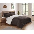 thumbnail image 1 of Reversible Mink & Berber Plush Sherpa Comforter Set, 1 of 3