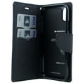 thumbnail image 2 of TopSave Goospery FANCY Card Holder Fabric Folio Wallet Flip Case For iPhone X(10),XS,Black, 2 of 3