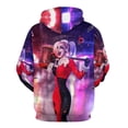 thumbnail image 5 of Unisex Harley Quinn Hoodies 3D Printed Pullover Hooded Sweatshirt with Pocket for Mens Womens, 5 of 7