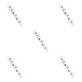 thumbnail image 1 of Wweixi PU Golf Alignment Stick Cover Case Holder Embroidered Premium Waterproof White 14.17x1.97 Inch 5Set, 1 of 6