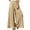 khaki, variant on FJUCHAI Womens Casual Leg Pant Loose Elastic Waist Cotton Trouser Cropped Wide Leg Pants S-5XL