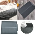 thumbnail image 2 of Ramiter Folding Draining Mat Silicone Draining Board Mats Dish Drying Mat Flume Drain Board Drainer Mats For Kitchen Universal Drain Board Small Dining Table Set for 4 Modern round, 2 of 5