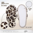 thumbnail image 6 of Bergman Kelly Fuzzy House Slippers for Women, Anti-Slip & Open Toe Scuff Style Home Shoes, Clouds Collection, 6 of 10
