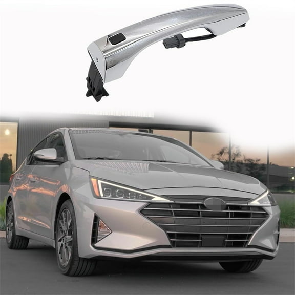 Zyutaosan Front Left Outside Door Handle For Hyundai Elantra 2017-2020 Sedan w/ Smart Key