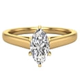 thumbnail image 5 of Diamond Engagement Ring For Women Marquise Solitaire GIA Certified 6-Prong 0.50 Carat 14K Gold (J,I1), 5 of 7