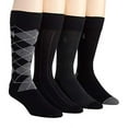 thumbnail image 2 of Polo Ralph Lauren Mens Assorted Dress Socks 4-Pack Style-8667PK, 2 of 2