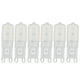 thumbnail image 3 of Bombilla G9 regulable, protección ocular, ahorro de energía, 5 W, 22 LED, bombillas pequeñas para lámpara de techo, lámpara de escritorio, 6 unidades, luz blanca, 220 V, 3 of 14