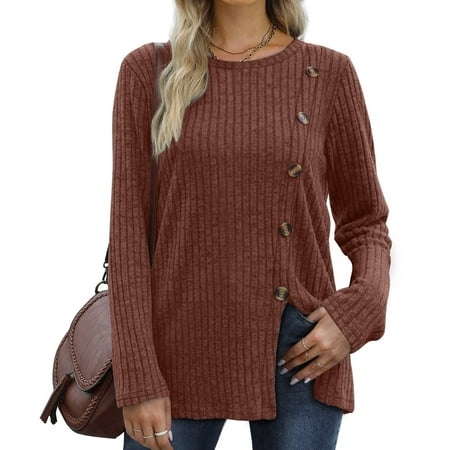 SNKSDGM Women s Plus Casual Easter Shirt Going Out Tops for Women Lace Bodysuit Womens Long Sleeve Tops Lightweight Button Front Slit Tunic1 Plus Size Tops for Women 4X-5X Boho
