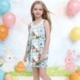 thumbnail image 4 of Vestido de Verano Casual Impreso sin Mangas para Niños 3-10T Vestido de Pascua para Fiesta de Vacaciones, 4 of 6