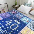 thumbnail image 3 of LHSHID 40th Birthday Gifts for Women Funny Blanket Womens 40th Birthday Gifts Ideas Birthday Gifts for Women 40th Birthday Decorations Women Unique 40th Birthday Blanket 30"x40", 3 of 6