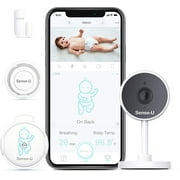 Sense-U Baby Breathing & Rollover Movement Monitor with a FREE Sleepbag(Small: 0-3m): Alerts you for Weak Breathing, Stomach Sleeping, Overheating and Getting Cold with Audible Alarm