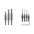 thumbnail image 1 of Juego de brocas BOSCH CC2430 Clic-Change de 1/4 pulgadas Autocentrado, 1 of 7
