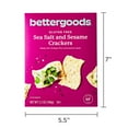 thumbnail image 6 of bettergoods Gluten-Free Sea Salt and Sesame Crackers, 3.5 oz, 6 of 7