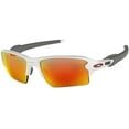 thumbnail image 2 of Oakley Flak 2.0 XL OO9188 918893 59M Polished White/Prizm Ruby Sunglasses For Men+BUNDLE with Oakley Accessory Leash Kit, 2 of 6