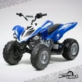 thumbnail image 6 of 12 Volt Yamaha Raptor ATV Battery Powered Ride-on - Blue and White, 6 of 10