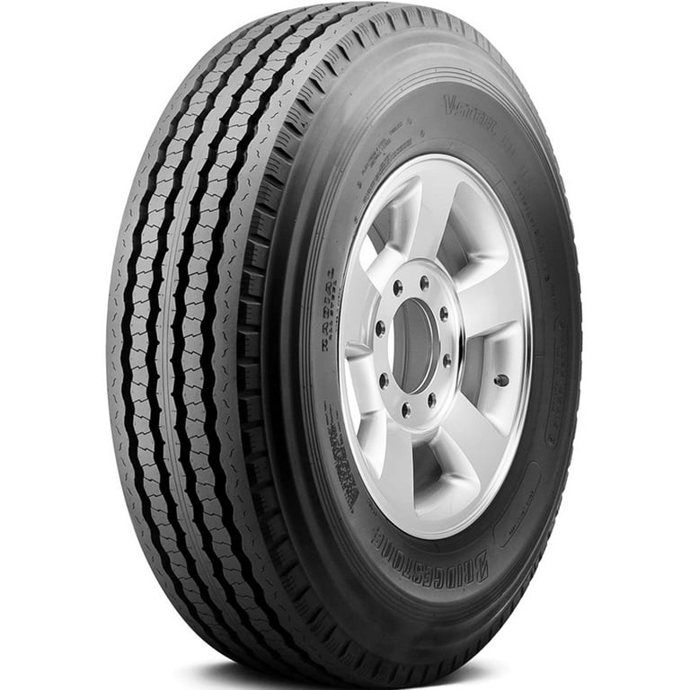 Bridgestone R187 Highway 8R19.5 110L F Commercial Tire - Walmart.com