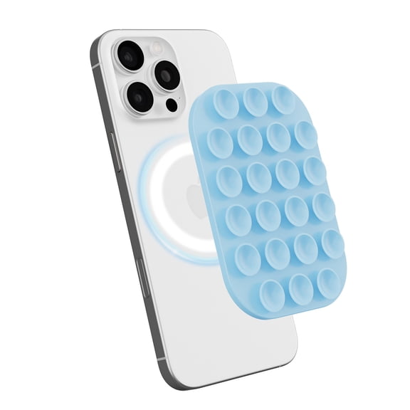 CHAOYUNYI MagSafe Magnetic Suction Phone Mount, Silicone Suction Cup Phone Holder Compatible with MagSafe phone and MagSafe Cases,Use Hands-Free for Kitchen, Gym & Selfie