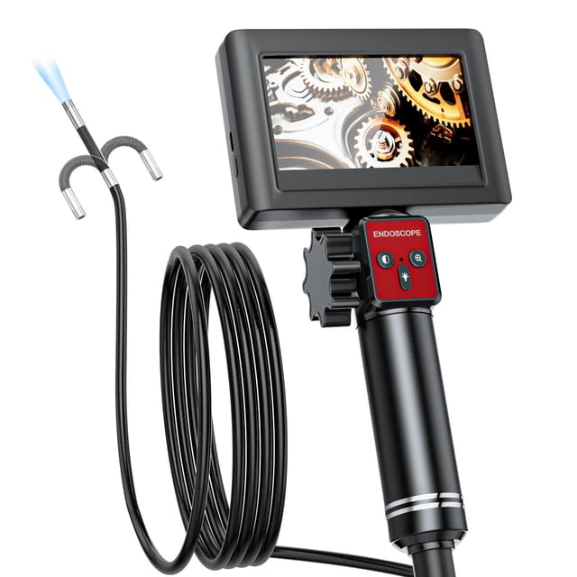 Cámara de boroscopio articulado TGJOR 1920P HD con cable de 5.5 pies
