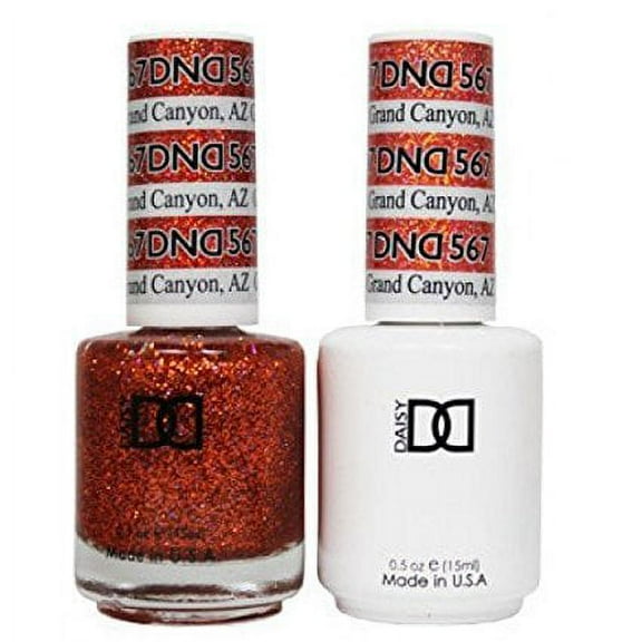 DND Nail Polish Gel & Matching Lacquer Set (567 - Grand Canyon, AZ)