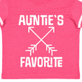 thumbnail image 4 of Inktastic Aunties Favorite Niece Nephew Boys or Girls Toddler T-Shirt, 4 of 5
